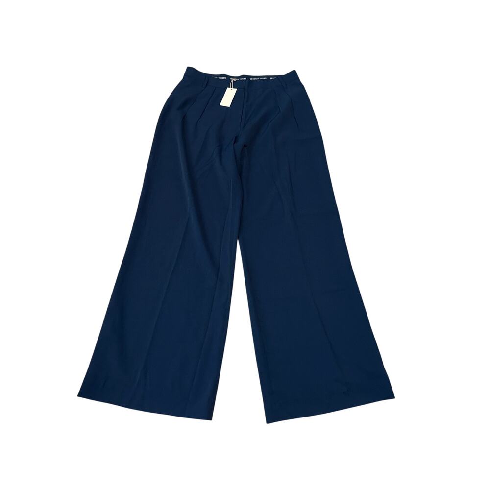NEW Sasha Therese Prague Pants - Navy Size Medium (Sold Out Style!) Pleated Wide